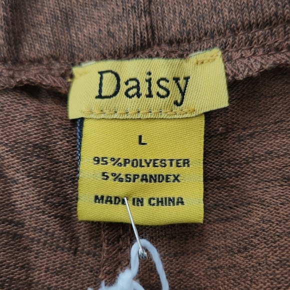 Daisy Pants & Crop Top Set. Brushed Knit High Waist Wide Leg Pants. Colo… - Picture 13 of 13